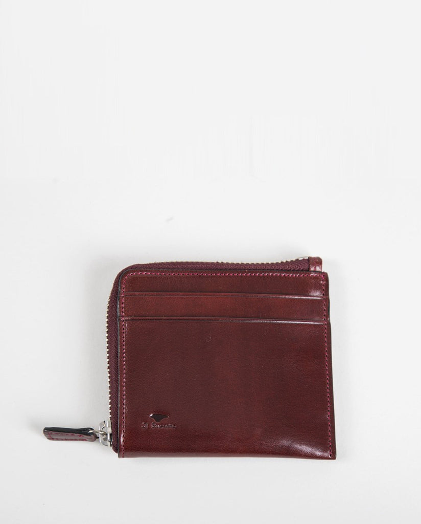 Il Bussetto | Square Zip Wallet in Red