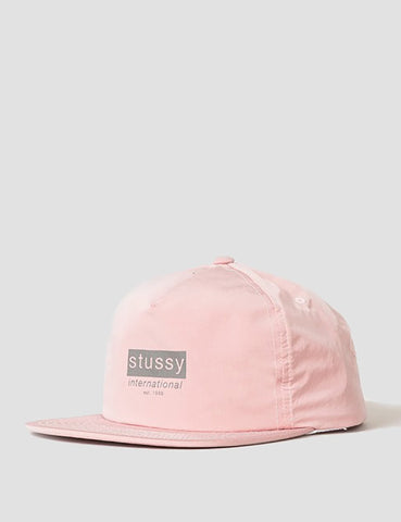 Stussy Reflective Tape Cap - Pink