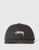 Stussy Smooth Stock Low Cap - Black