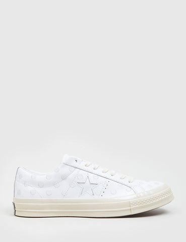 Converse Leather One Star '74 (Polkadot Leather) - White