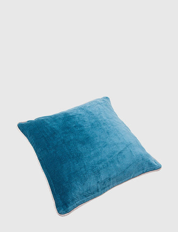 Liv Interior Velvet Cushion (45cm) - Smokey Blue