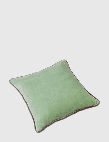 Liv Interior Velvet Cushion (45cm) - Sage Green