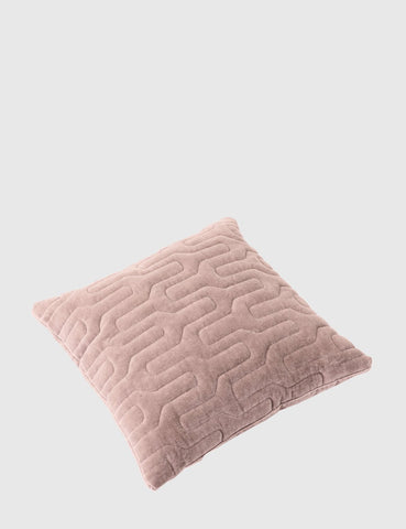Liv Interior Quilted Velvet Cushion (45cm) - Pink