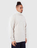 Universal Works Zip Neck Sweatshirt - Sand Marl