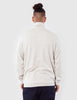 Universal Works Zip Neck Sweatshirt - Sand Marl