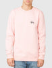 Stussy Basic Sweatshirt - Dusty Rose Pink