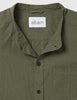 Albam Grandad Shirt - Leaf Green