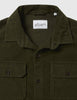 Albam Moleskin Overshirt - Leaf Green