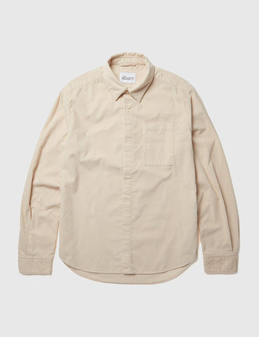 Albam Corduroy Prep Shirt - Ecru