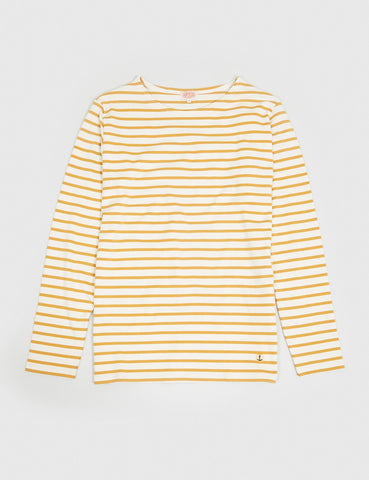 Armor Lux Loctudy  Breton T-Shirt - Ambra Yellow