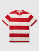 Levis Sunset Pocket T-shirt (Stripe) - Cherry Bomb Red