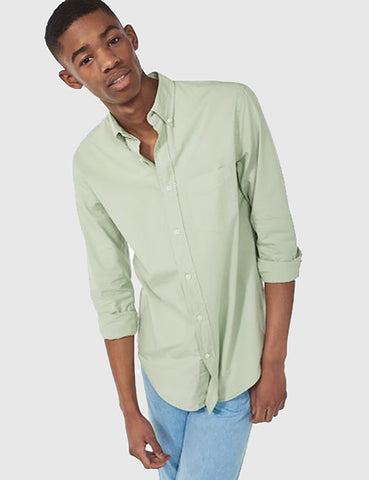 Gant Rugger Selvedge Madras Shirt - Chlorophyll Green