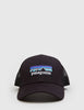 Patagonia P-6 Logo Trucker Hat - Black
