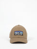 Patagonia P-6 Logo Stretch Fit Hat - Ash Tan