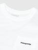 Patagonia P-6 Logo Pocket T-Shirt - White