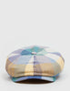 Stetson Hatteras Check Newsboy Cap (Linen) - Green