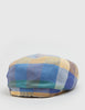 Stetson Hatteras Check Newsboy Cap (Linen) - Green