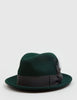 Bailey Tino Felt Crushable Trilby Hat (Wool) - Hemlock Green