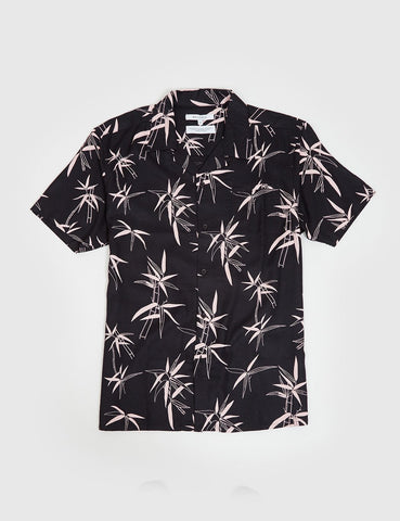 Bellfield Angkor Short Sleeve Shirt - Black