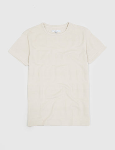 Bellfield Sandalwood Jacquard T-Shirt - Stone
