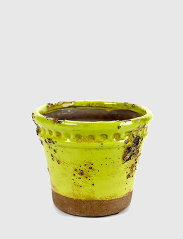 Serax Collar Dots Pot Small - Yellow
