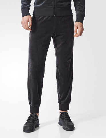 adidas Challenger Velour Track Pants - Black