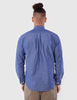 Portuguese Flannel Cafe Grandad Shirt - Blue