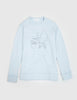 Maison Labiche LA T-Sweatshirt - Ciel Chine Blue
