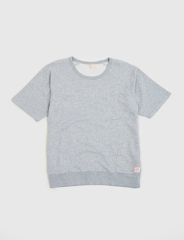 Deus Ex Machina Sydney Short Sleeve Sweatshirt - Grey Marl