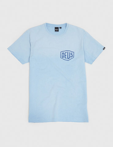 Deus Ex Machina Sunbleached Milan T-Shirt - Sky Blue