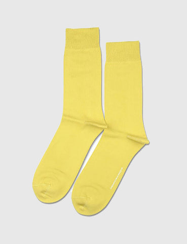 Democratique Solid Socks - Dusty Yellow