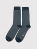 Democratique Mini Striper Socks - Emerald Green/White
