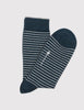 Democratique Mini Striper Socks - Emerald Green/White