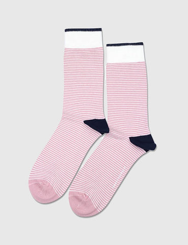 Democratique Mini Stripes Socks - Pink