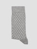 Democratique Originals Polkadot Socks - Light Grey Melange