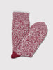 Democratique Relax Twister Socks - Red Wine/Stone