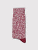 Democratique Relax Twister Socks - Red Wine/Stone