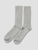 Democratique Relax Bubble Socks - Light Grey Melange