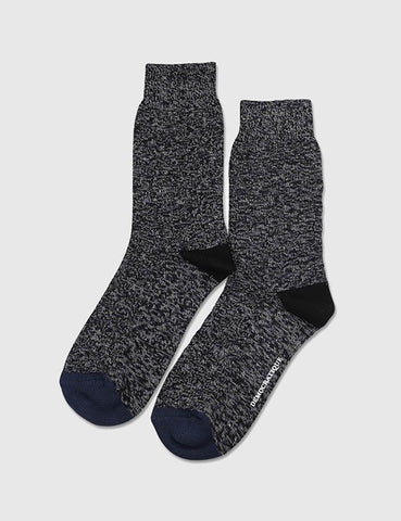 Democratique Relax 8 by 8 Weave Socks - Black
