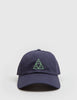 HUF Trip Tri Curved Peak Cap - Navy