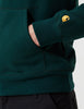 Carhartt Hooded Chase Sweatshirt - Parsley Green