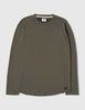 Edwin Long Sleeve Terry T-Shirt - Olive Green