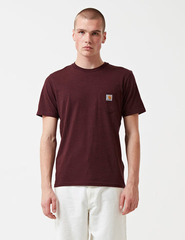 Carhartt Pocket T-Shirt - Damson Red