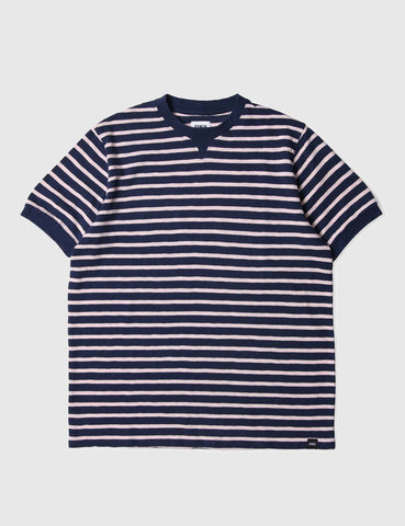Edwin International T-shirt - Navy/Pink