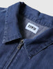 Edwin Demo Zip Denim Shirt (Bleach Washed) - Blue