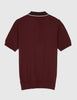 Fred Perry Pointelle Knit Shirt - Aubergine