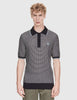 Fred Perry Texture Knit Shirt - Navy