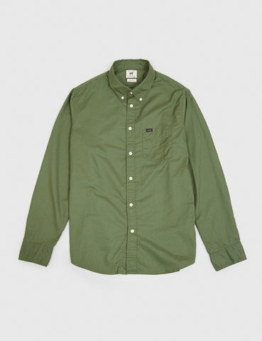 Lee Button Down Shirt - Military Green