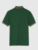 Fred Perry Twin Tipped Polo Shirt - Tartan Green