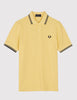 Fred Perry Twin Tipped Polo Shirt - Ice Lemon Yellow